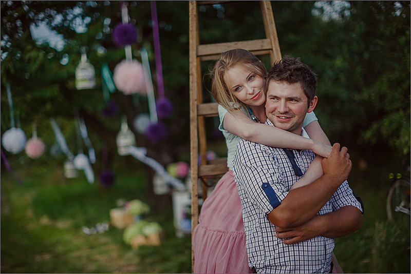 sesja narzeczeńska Zdjęcia stylizowane