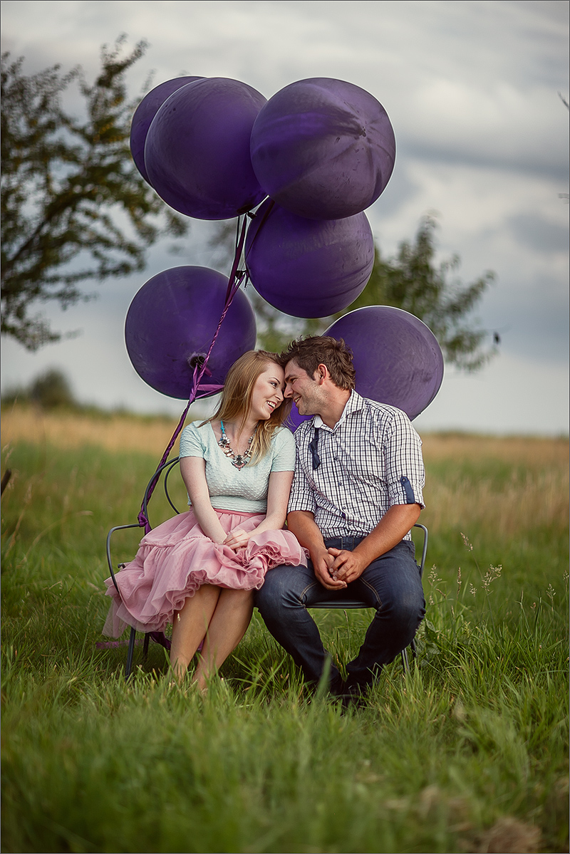 sesja narzeczeńska Zdjęcia stylizowane