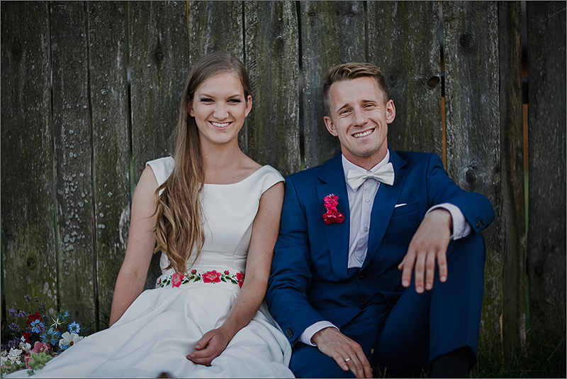 Fotograf ślubny w plenerze uśmiech