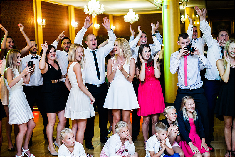 Sesja  ślubna zabawa wesele