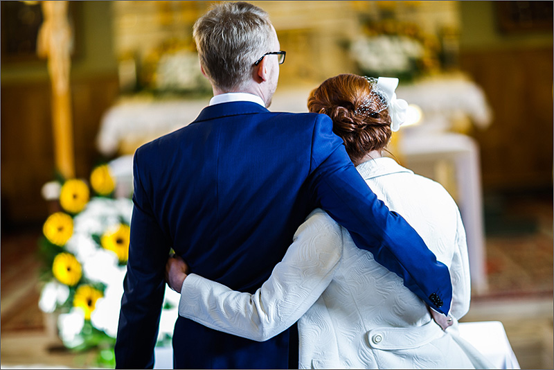 Ceremonia ślubna suknia ślubna