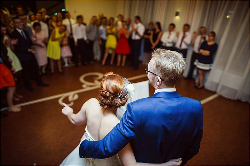 Wesele ślub taniec goście fotograf na ślub