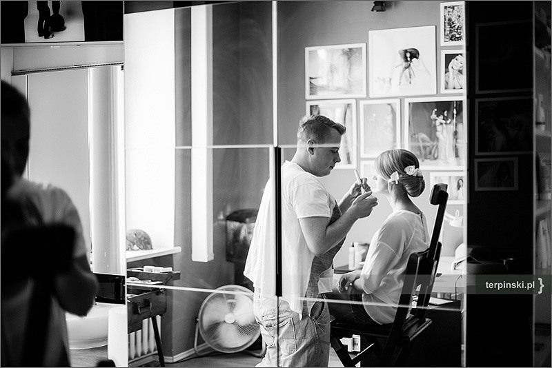 Fotograf ślubny przygotowania