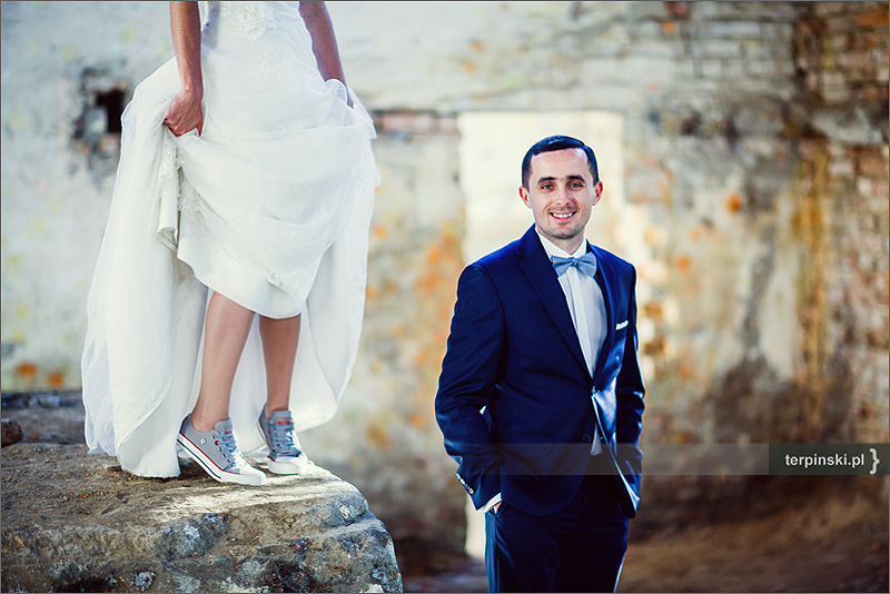 Fotograf ślubny zdjęcia z pleneru