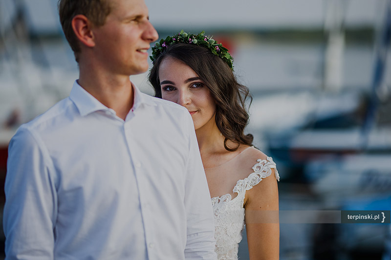 Wesele na zdjęciach plener na wodzie stalowa wola 