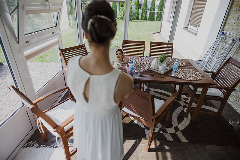 Ślub przygotowania do ślubu w domu