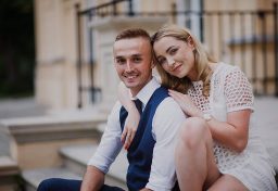 Plener ślubny suknia inna