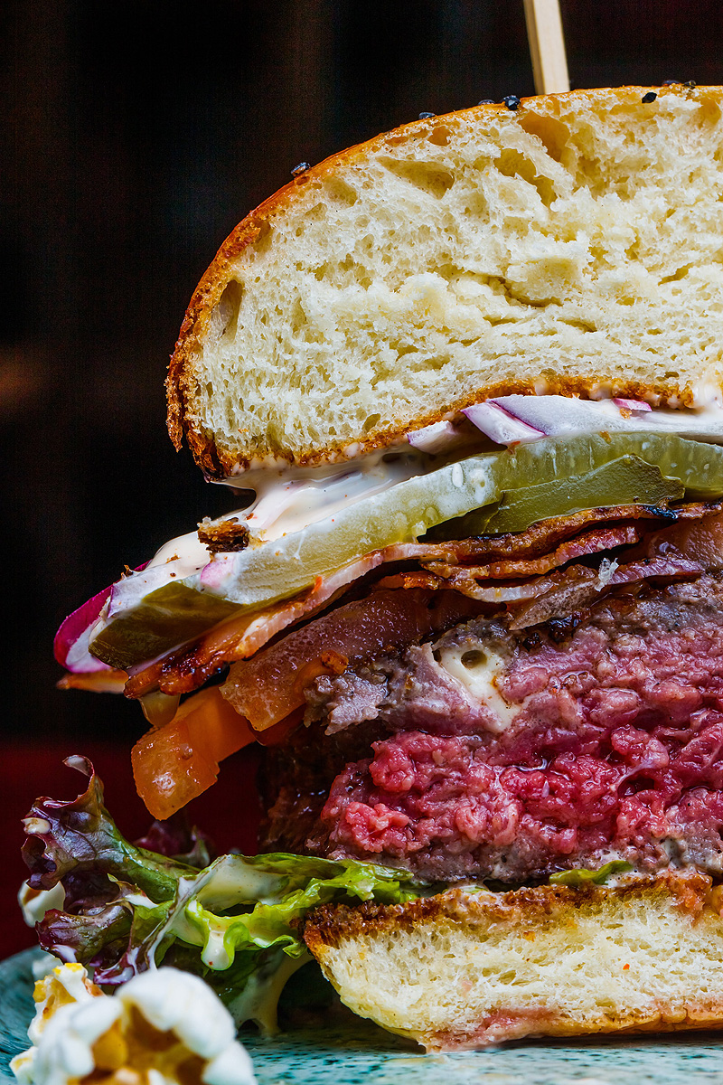 Fotografia żywności Rzeszów mięso Hamburger