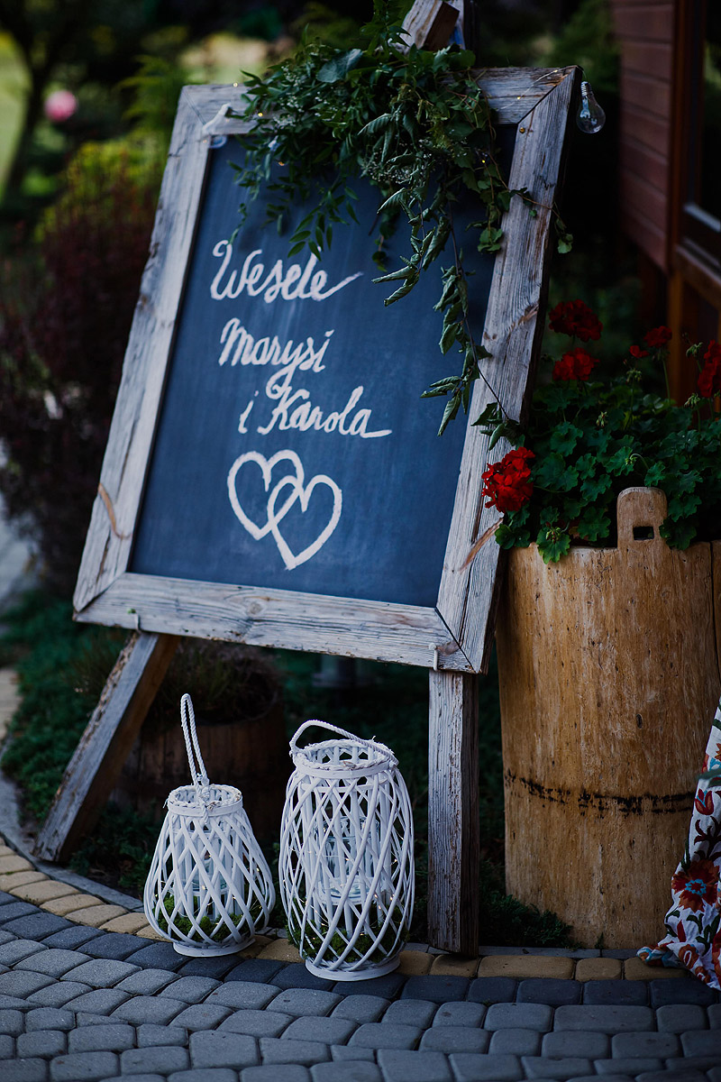 Przyjęcie ślubne dodatki