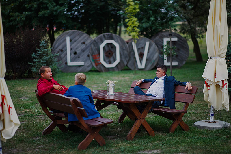 Sesja weselna goście