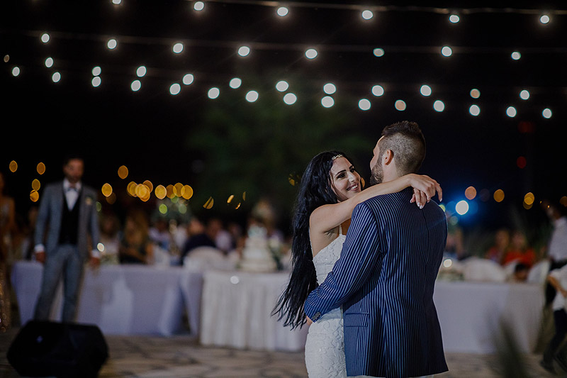 Fotoreportaż ślubny Cypr Grecja pierwszy taniec