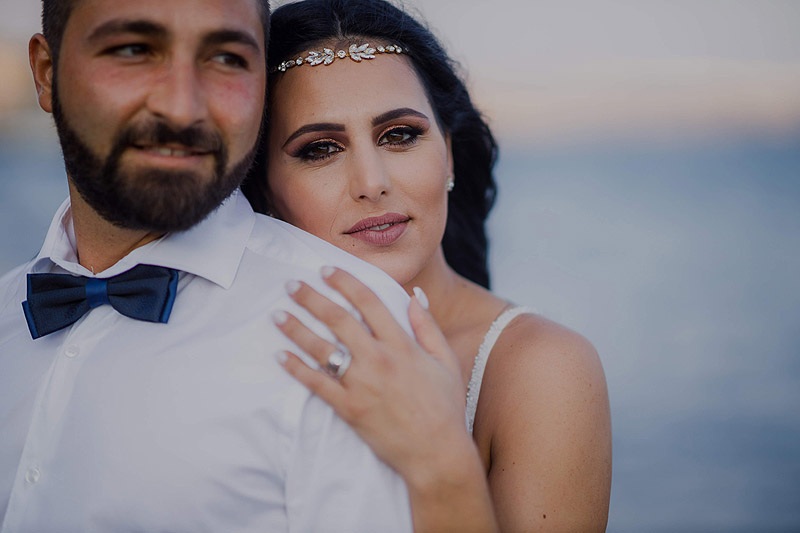 Plener na plaży Cypr ślubnie