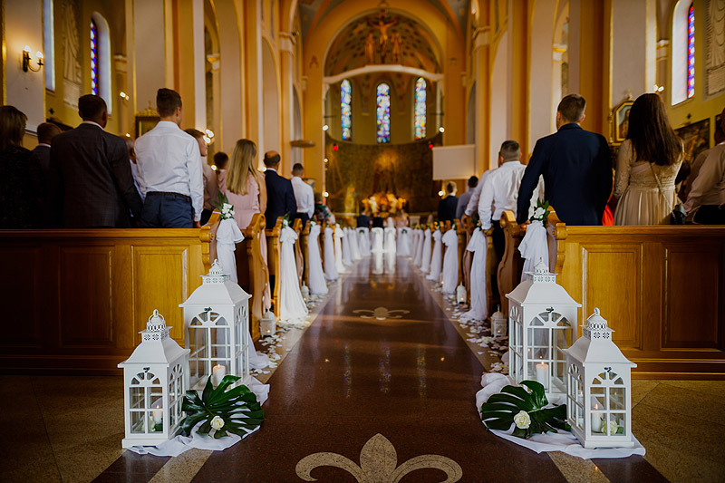 Sesja ślubna Łańcut kościół