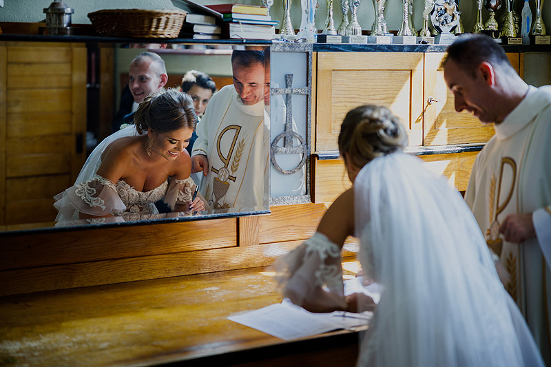 Sesja ślubna Łańcut kościół